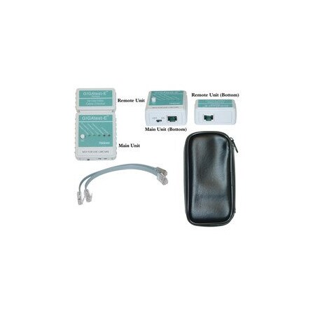 Swe-Tech 3C GIGAtest-E Wire Mapping Cable Tester, Tests Cat5e, Cat6, Cat6a for Cabling Faults FWT31X8-05500